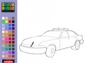 Spel Police car coloring