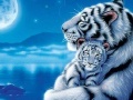 Spel Mother and Baby Tiger Puzzle