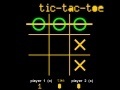 Spel Tic-Tac-Toe. 1 & 2 Player