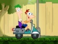 Spel Phineas and Ferb: crazy motorcycle