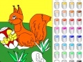 Spel Kid's coloring: Easter eggs