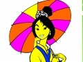 Spel Princess Mulan Coloring
