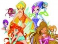 Spel Great puzzle with Winx