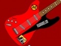 Spel Red and Black Guitar