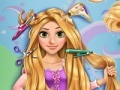 Spel Rapunzel. Real haircuts