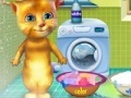 Spel Ginger washing clothes