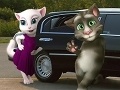 Spel Talking cat Tom and Angela limousine