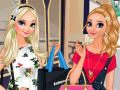 Spel Elsa and Anna Go Shopping