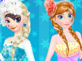Spel Elsa vs Anna Make Up Contest