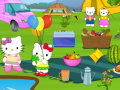 Spel Hello Kitty Picnic Spot Find 10 Difference