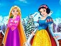 Spel Rapunzel And Snow White Winter Dress Up