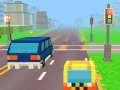 Spel Pixel Road Taxi Depot