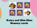 Spel Kate and Mim Mim: Memory cards