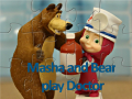 Spel Masha and Bear Play Doctor