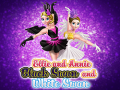 Spel Ellie and Annie Black Swan and White Swan
