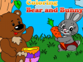 Spel Coloring Bear and Bunny