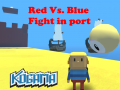 Spel Kogama: Red Vs. Blue Fight in port