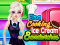 Spel Elsa Cooking Ice Cream Sandwiches