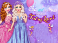 Spel Elsa and Anna Sent to Fairyland