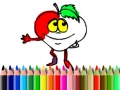 Spel Back To School: Fruits Coloring