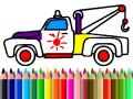 Spel Back To School: Trucks Coloring