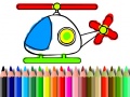 Spel Back To School Helicopter Coloring