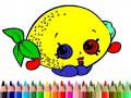 Spel Back To School: Fruits Coloring Book