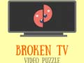 Spel Broken TV Video Puzzle