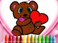 Spel Animals Valentine Coloring