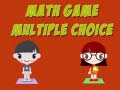 Spel Math Game Multiple Choice