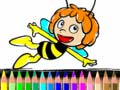 Spel Back To School Maja the Bee Coloring Book
