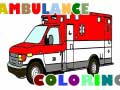 Spel Ambulance Trucks Coloring Pages