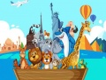 Spel Crazy Friends Travel The World Puzzle