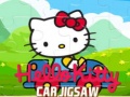 Spel Hello Kitty Car Jigsaw
