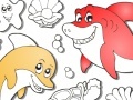 Spel Sea Animals Online Coloring