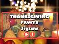 Spel Thanksgiving Fruits Jigsaw
