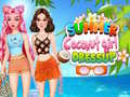 Spel Summer Coconut Girl Dress Up