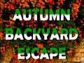 Spel Autumn Backyard Escape 