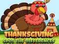 Spel Thanksgiving Spot the Difference