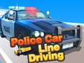 Spel Police Car Line Driving