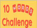 Spel 10 Words Challenge