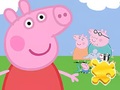 Spel Jigsaw Puzzle: Peppa With Family