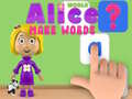 Spel World of Alice Make Words