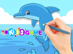 Spel Coloring Book: Cute Dolphin