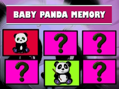 Spel Baby Panda Memory