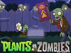 Spel Plants vs Zombies version 3