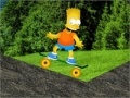 Spel Bart Simpsons Skateboard Game