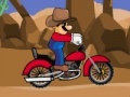 Spel Cowboy Mario bike