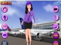 Spel Dress up flight attendant
