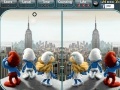 Spel Smurfs. Spot the Difference 2